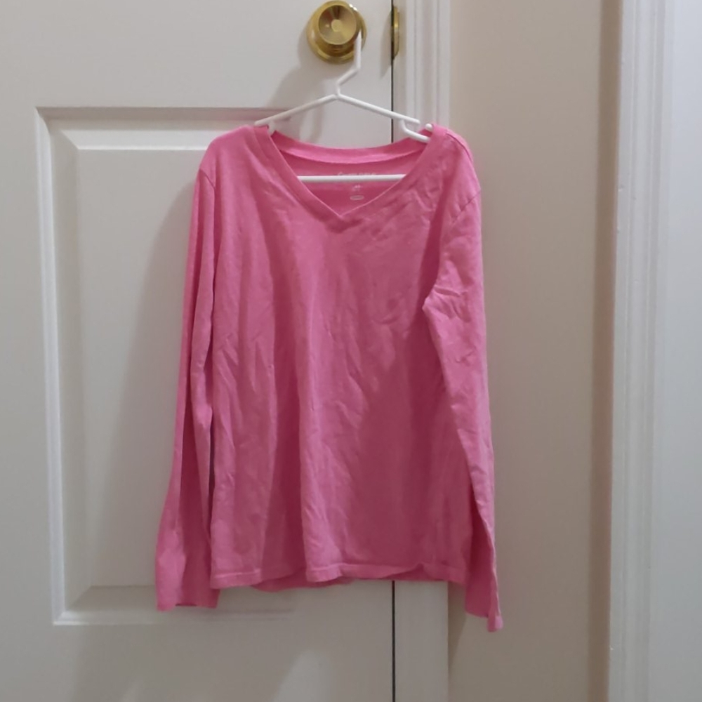 Pink long sleeve shirt - like new